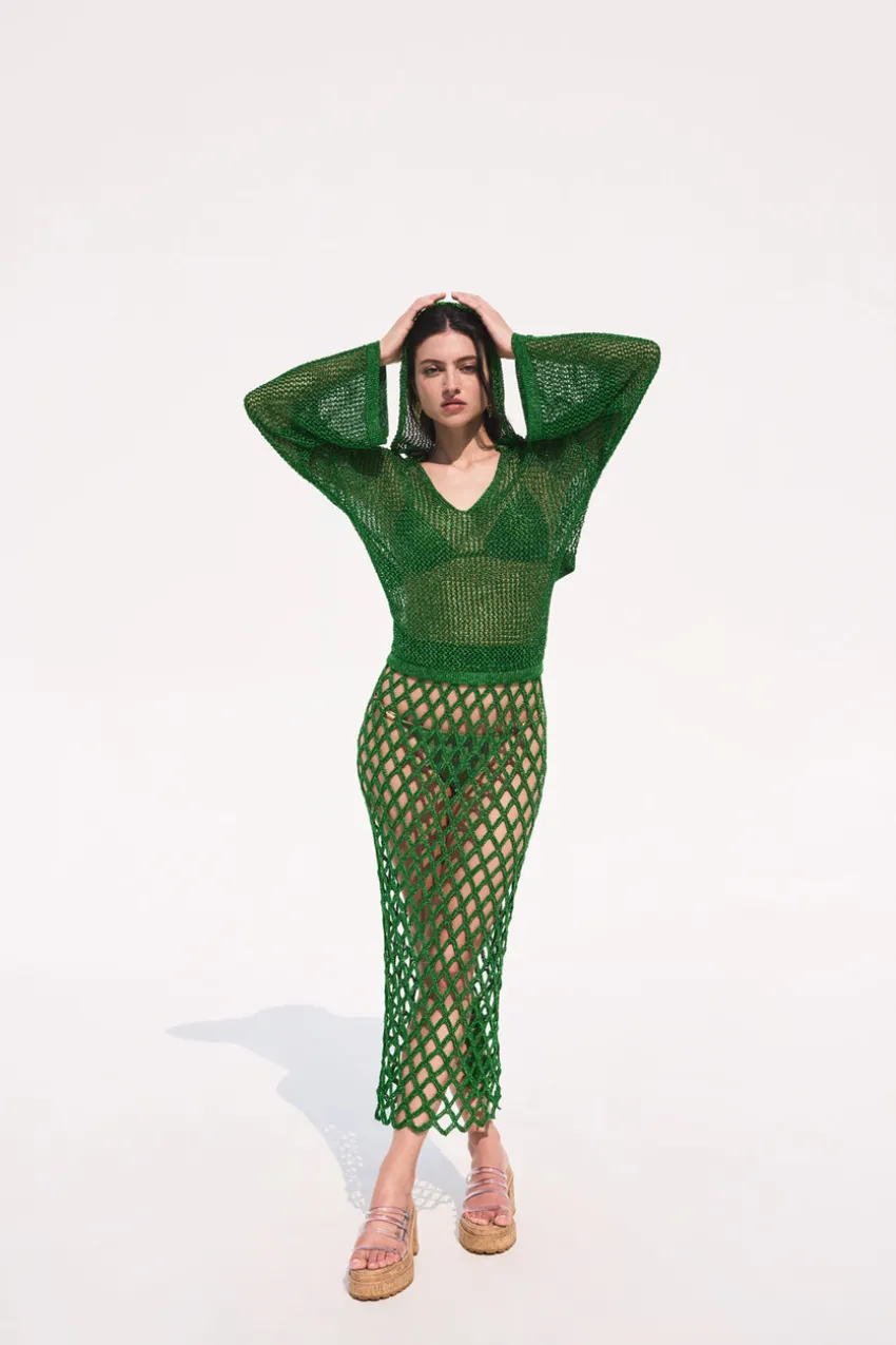 Finn Knit Crochet Skirt