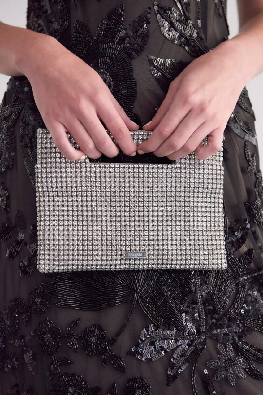 Lucinda Mini Rhinestone Shoulder Bag