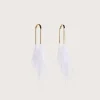 Meta Feather Earring