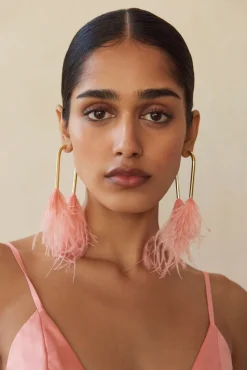 Meta Feather Earring