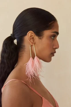 Meta Feather Earring