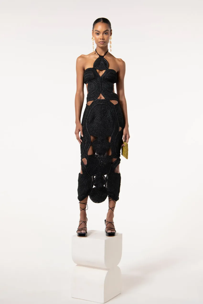 Shenaz Crochet Dress